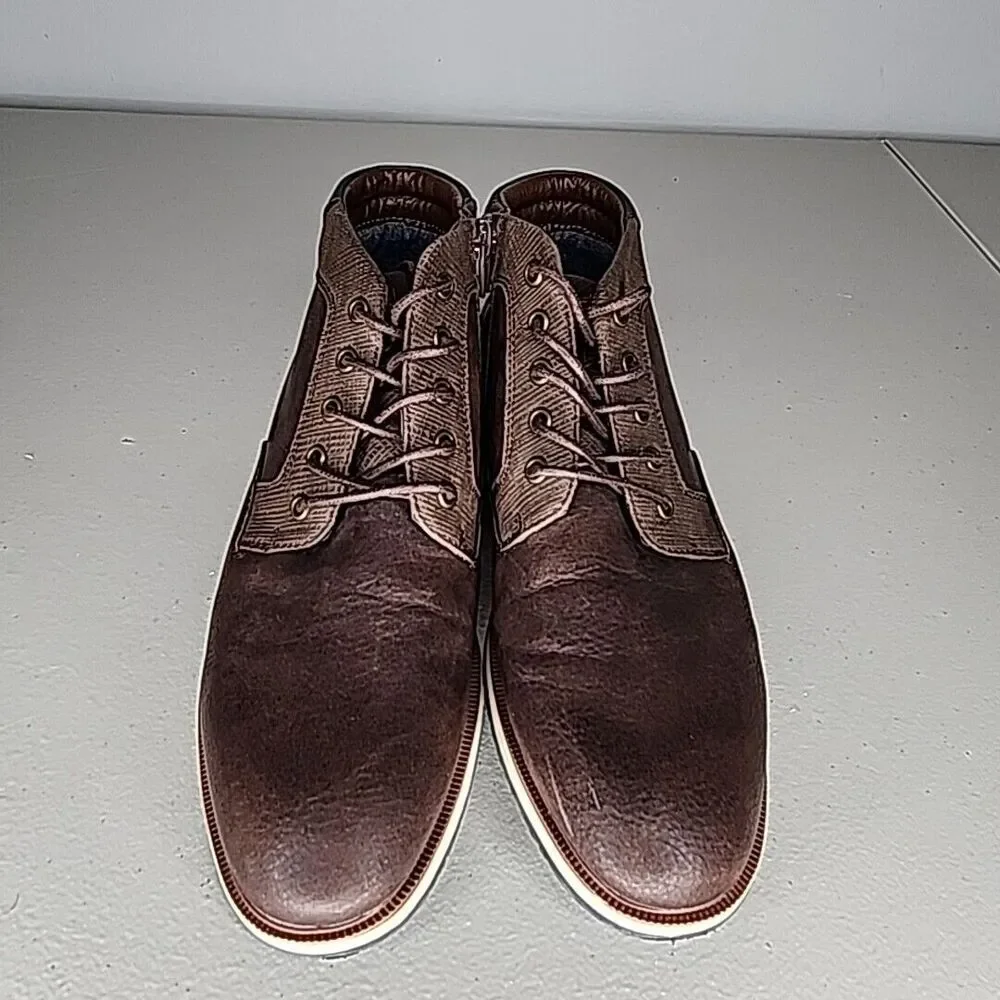 B-52 By Bullboxer Sully Men's Boots Size 6 Lace Up Side Zip Lace Up